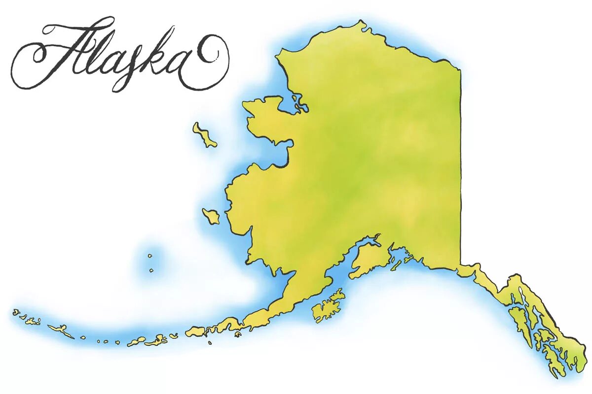 Аляска на карте. Штат Аляска на карте. Аляска на карте России. Положение аляска