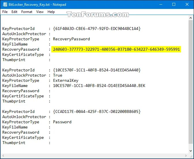 Восстановление bitlocker windows 10. Ключ восстановления bitlocker что такое.