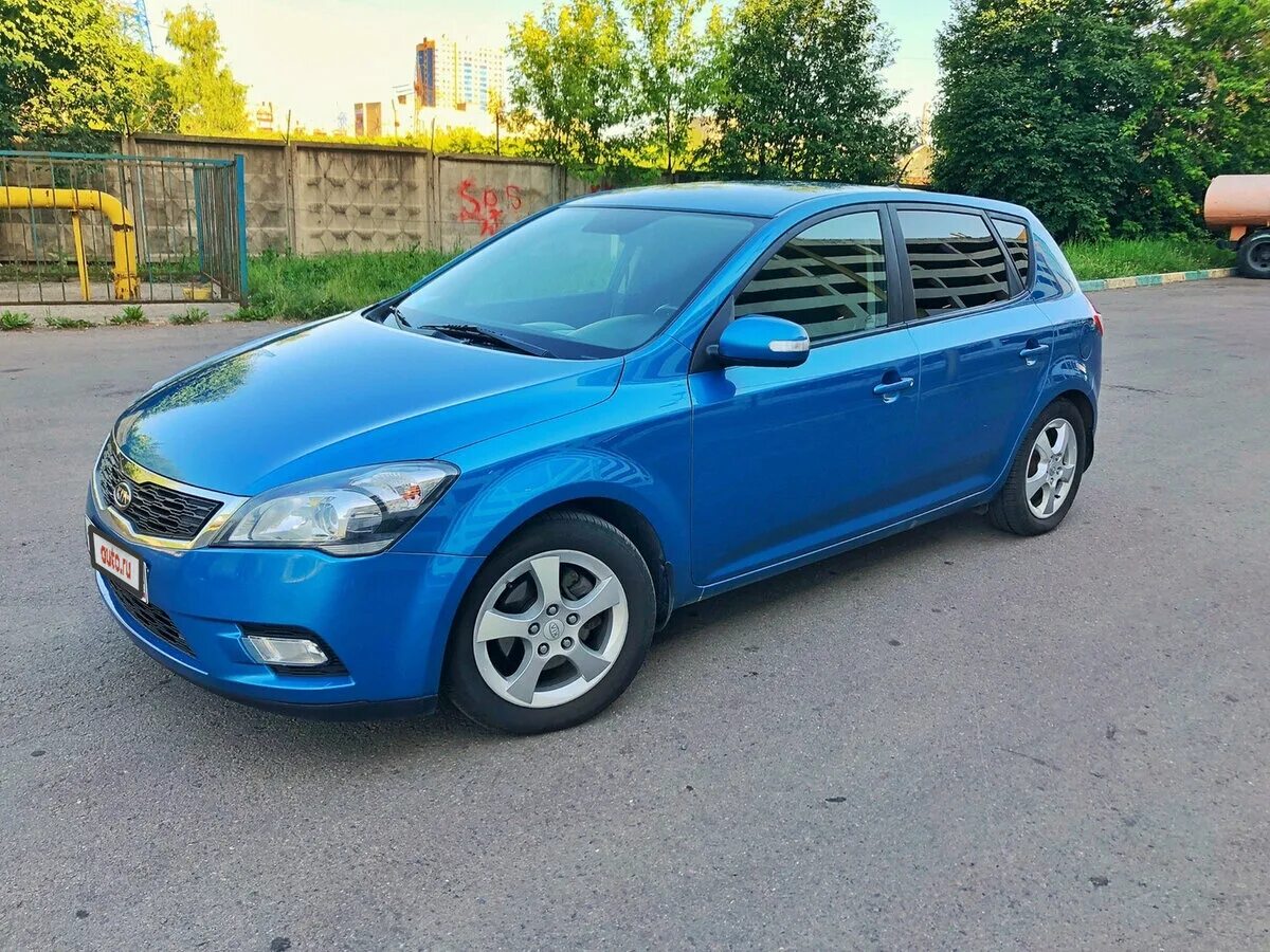 Купить б/у Kia Ceed II 1.6 AT (129 л.с.) бензин автомат в Екатеринбурге: синий К