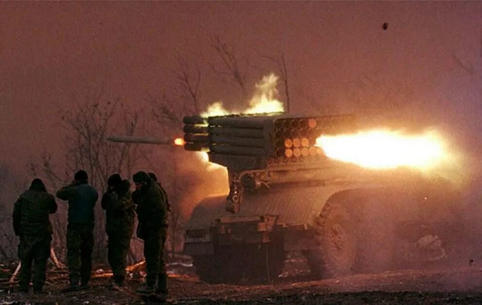 Обстрел рсзо