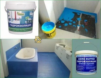 Гидроизоляция ванной комнаты мастика
