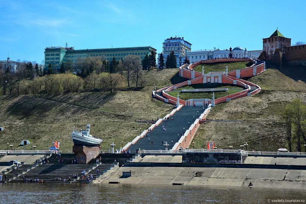 Набережная чкаловской лестницы