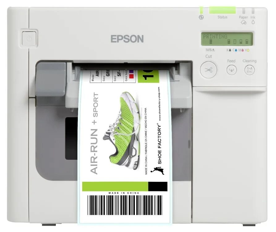 Этикетки epson. Принтер Epson TM-c3500 (c31cd54012cd). Принтер Epson Colorworks c3500. Принтер Epson TM-c3500. Epson Colorworks TM-c3500.