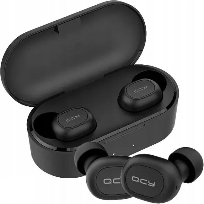 Беспроводные наушники QCY t2. Наушники Bluetooth QCY t2c TWS. Наушники QCY t2c черные. Наушники беспроводные Xiaomi QCY t2c. Наушники беспроводные до 1000 рублей