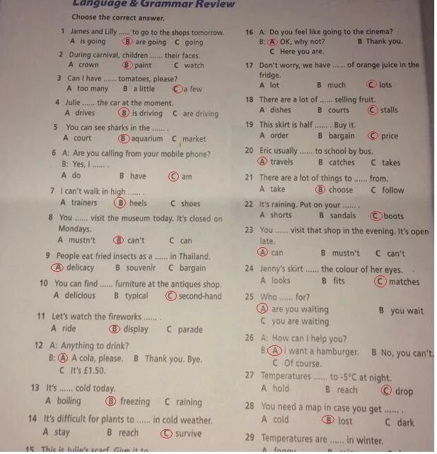 Task 1 choose the correct answer. Language Grammar Review ответы. Grammar Review ответы. Language and Grammar Review 2. Language Grammar Review 4.