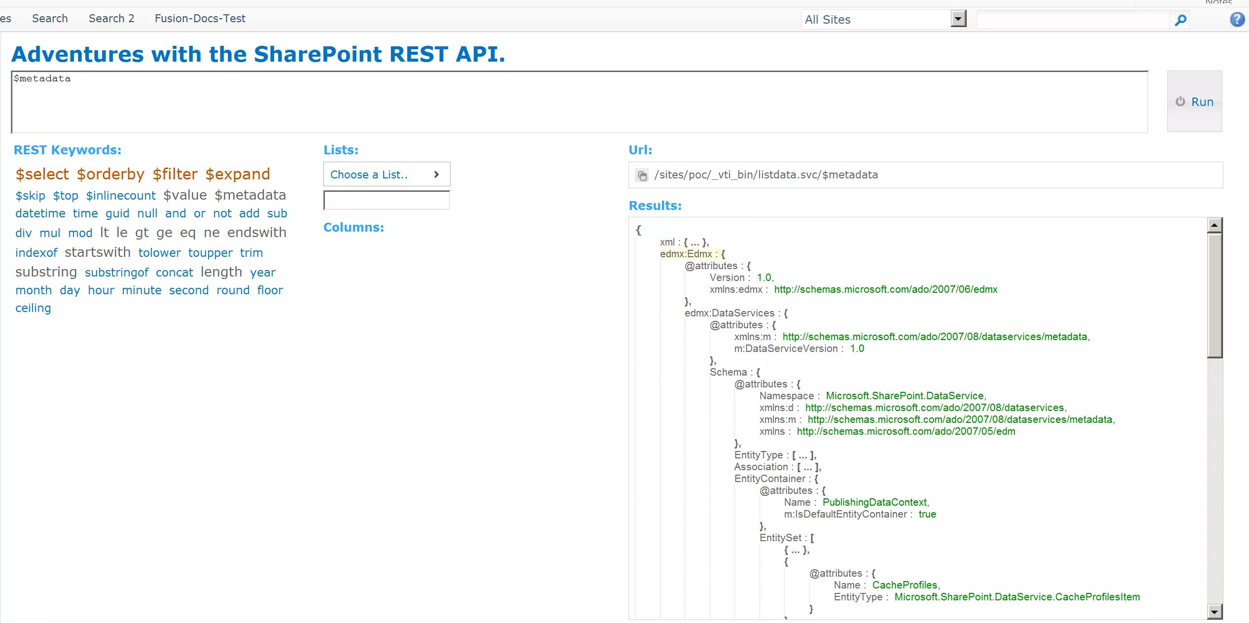 Rest API SHAREPOINT. Rest API JAVASCRIPT. Rest API URL. Rest API XML example. Metadata api