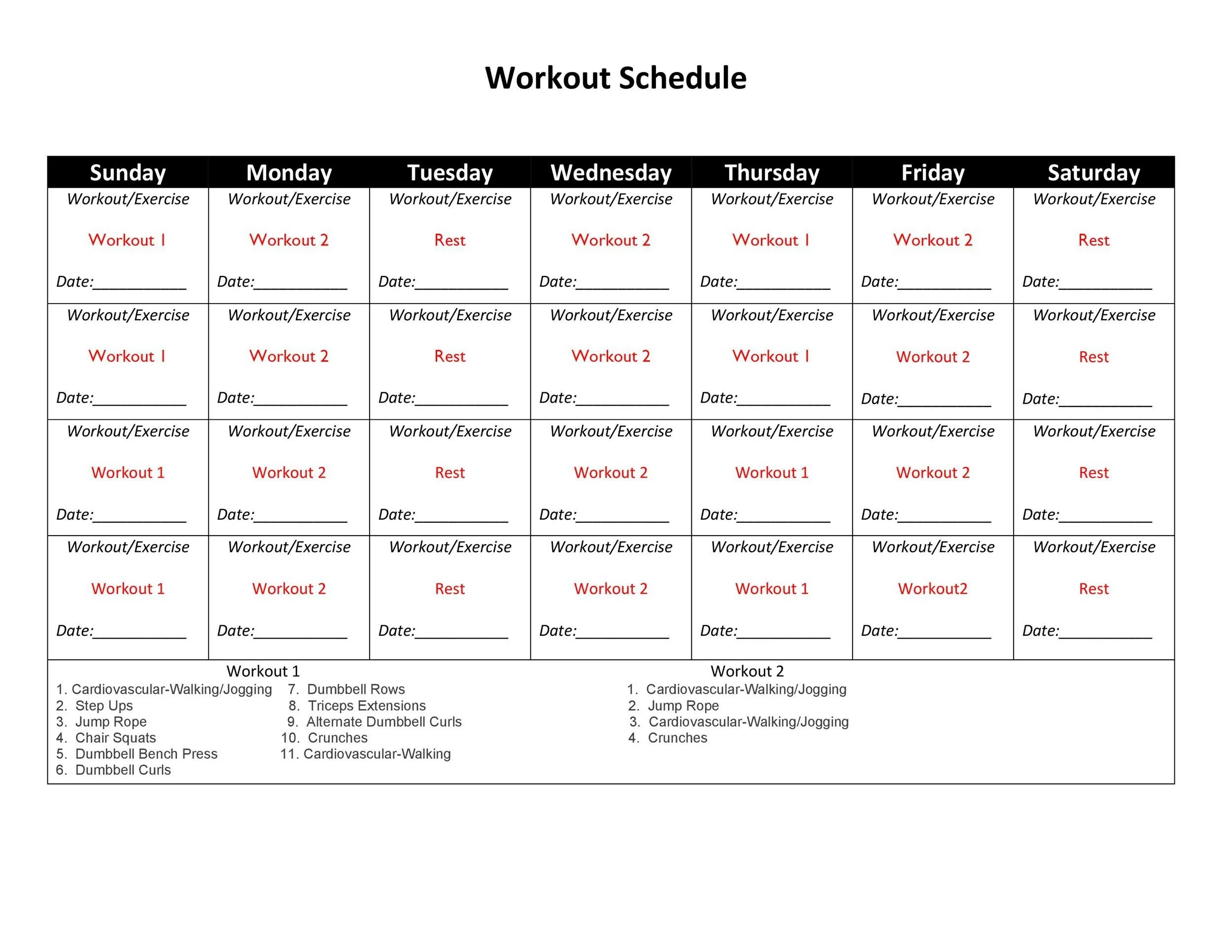 Workout Schedule. Month Plan for Workout. Schedule. Beginner Gym Workout Plan. Workout plan