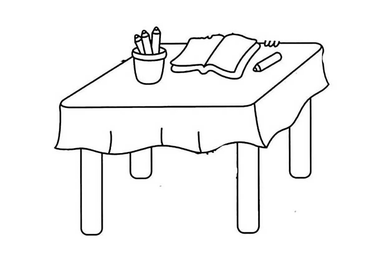 Coloring are tables