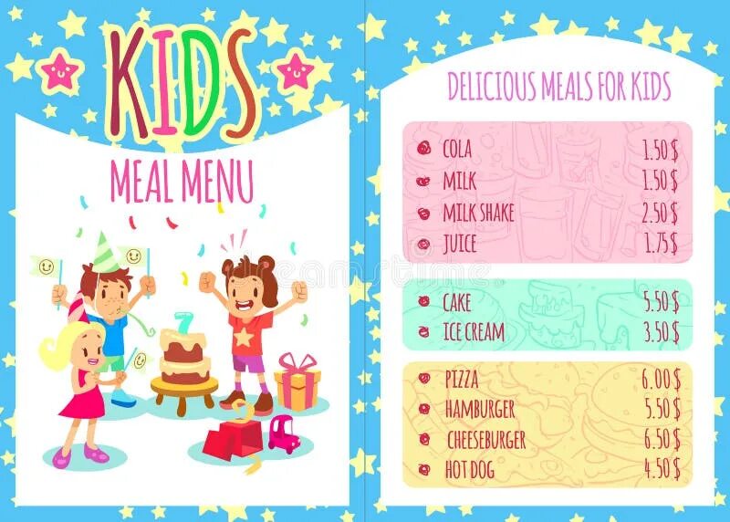 Фон для детского меню на английском. Kids menu. Меню на английском на день рождения. Меню на день рождения на английском языке. Меню на день рождения на английском языке.