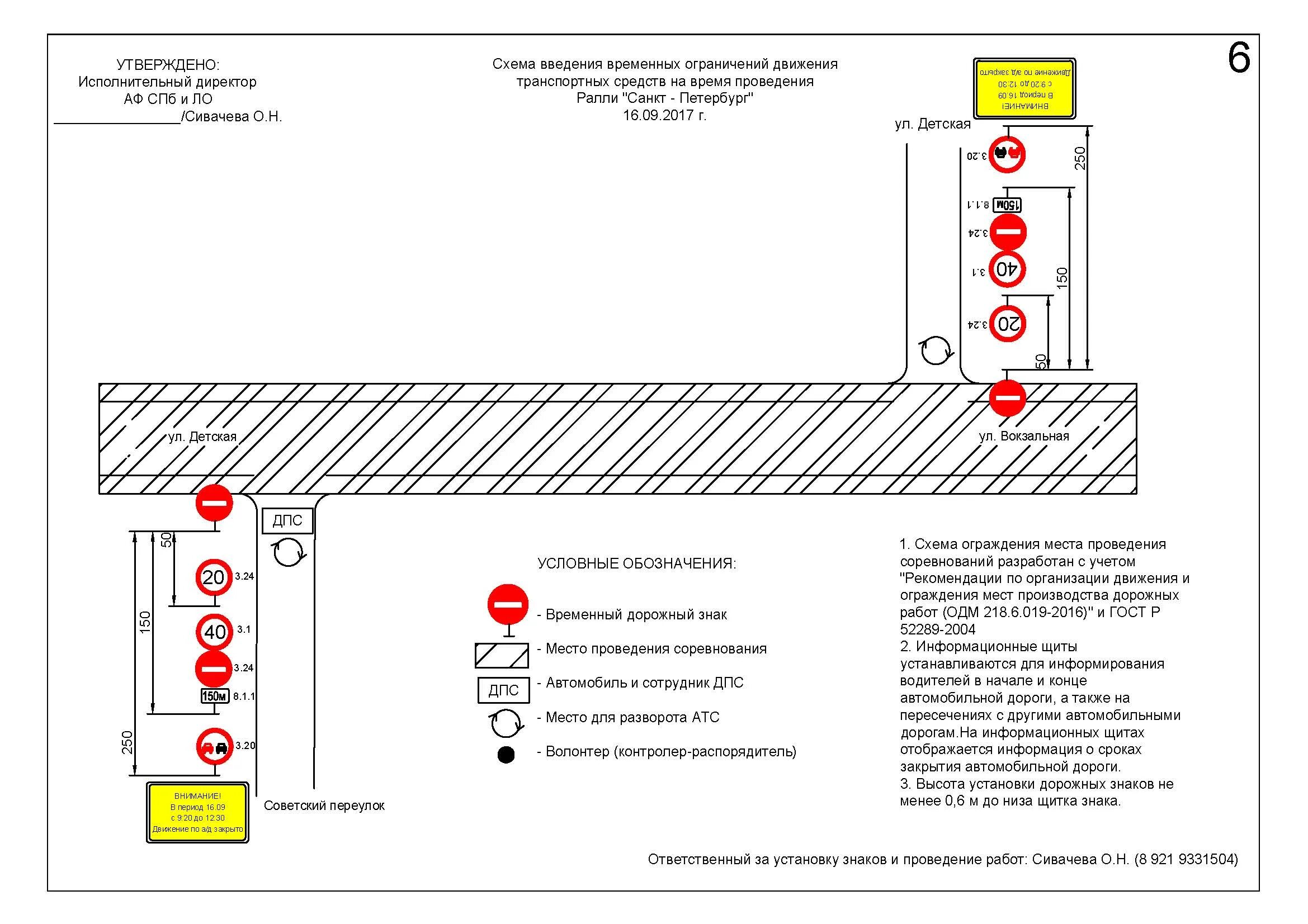 Одм организация движения