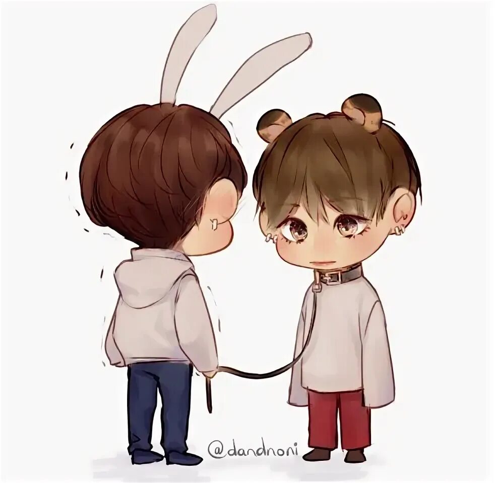 BTS Vkook Чиби. Taekook Chibi. Chibi Art taekook. Рисуем taekook BFF. Цветок пусана вигуки