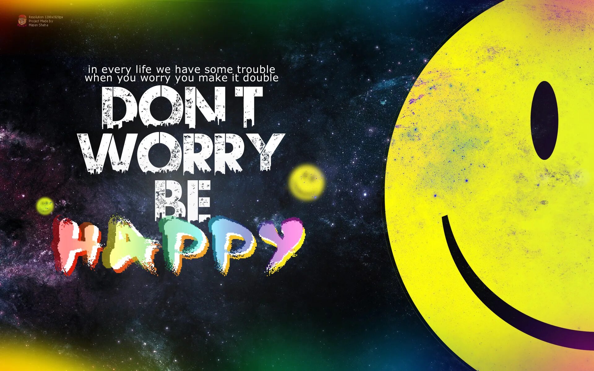 Be happy ru. Don't worry be Happy. Донт вори би Хэппи. Надпись don't worry be Happy. Надпись донт вори би Хэппи.