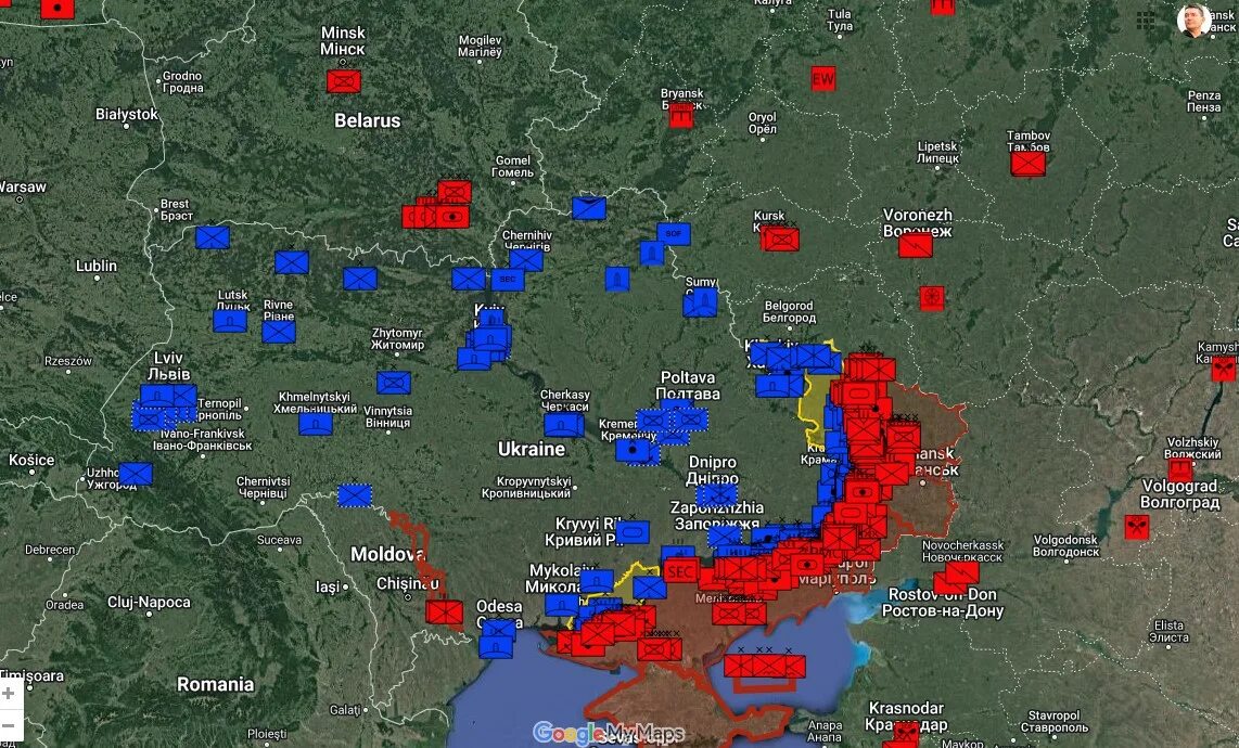 Границы россии сво