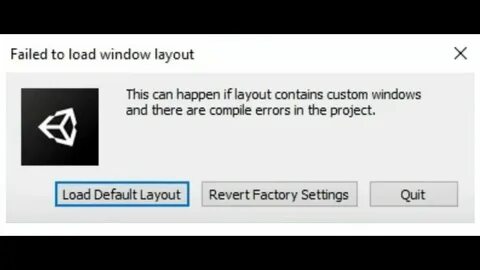 Unity failed
