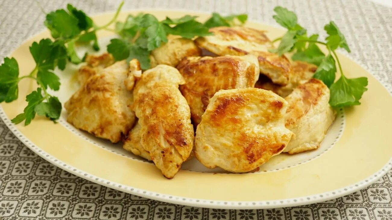 Жареное куриное филе. Курица кусочками на сковороде. Куриное филе жареное кусочки. Нарезанное куриное филе жареное.
