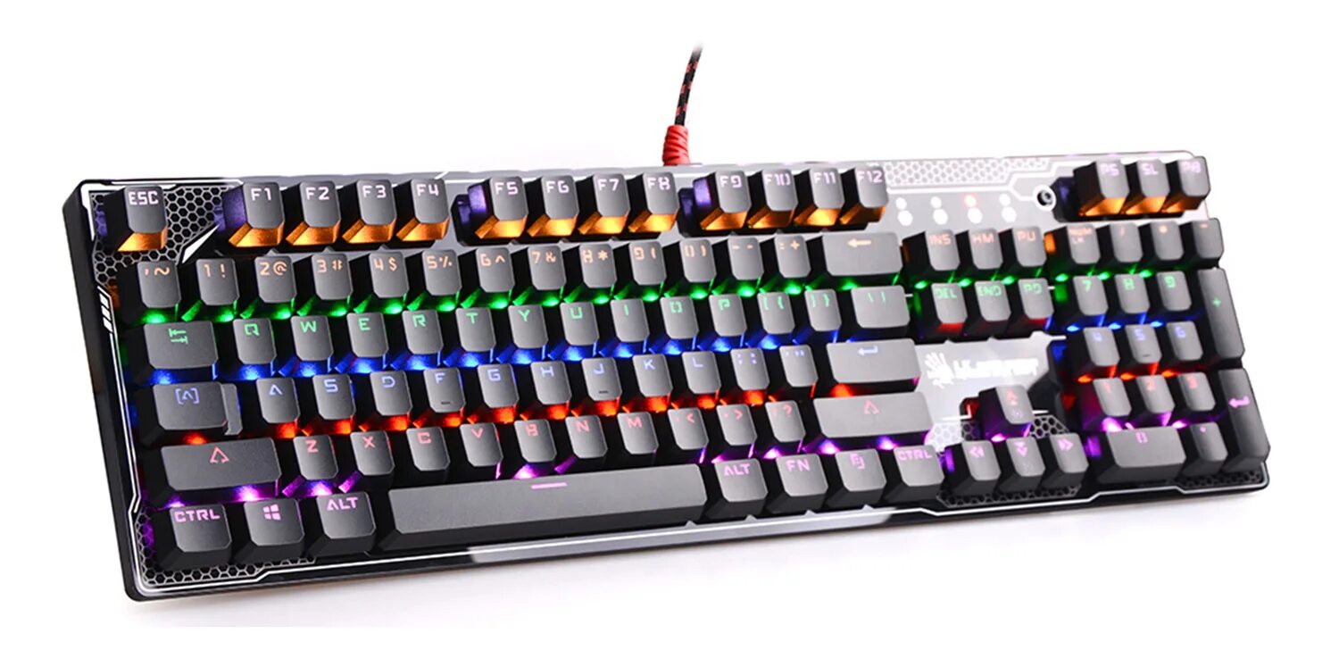 Lk gaming keyboard infrared optic shaft