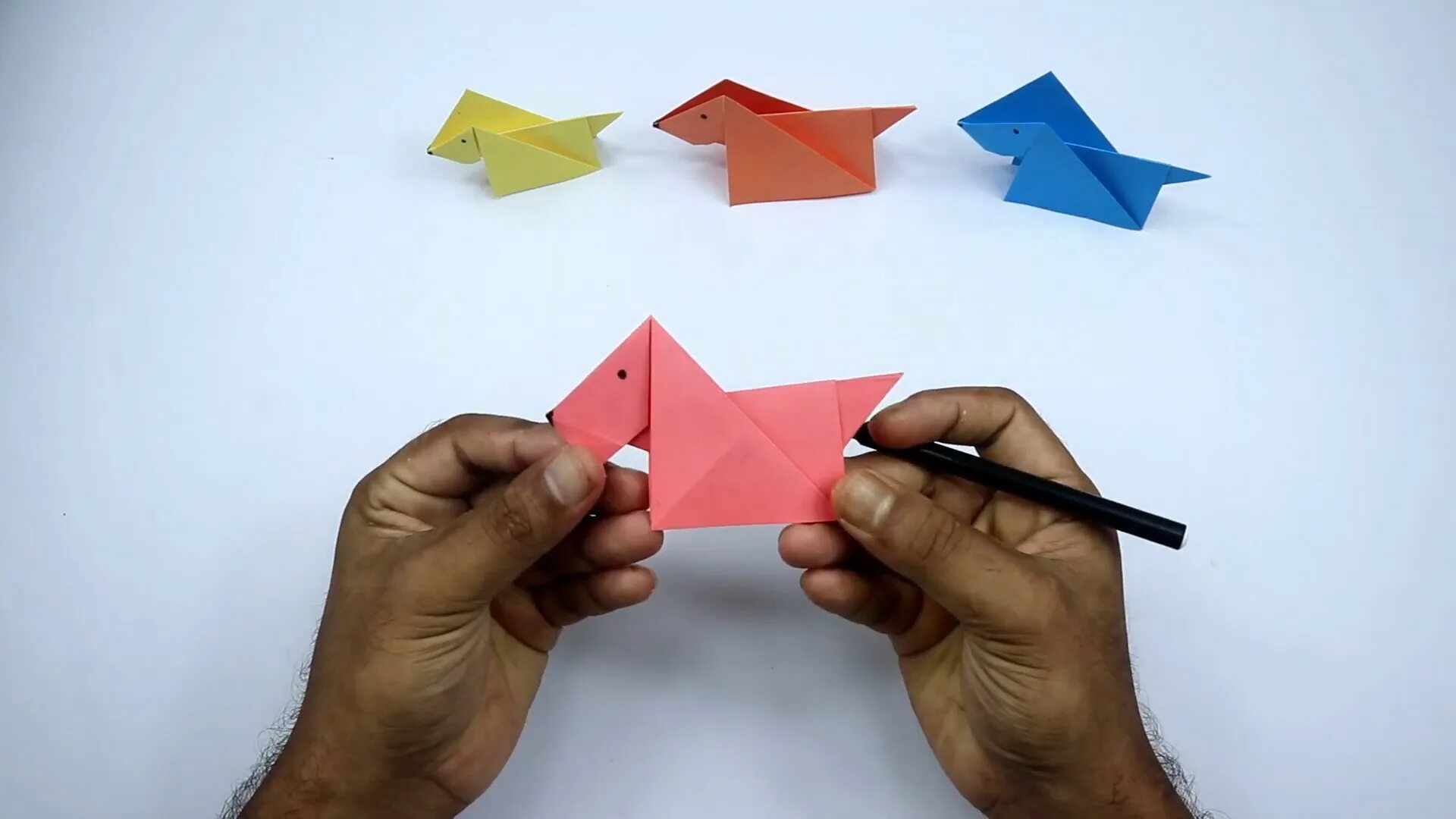 Оригами. Разные оригами. Оригами для детей. Оригами несложные.