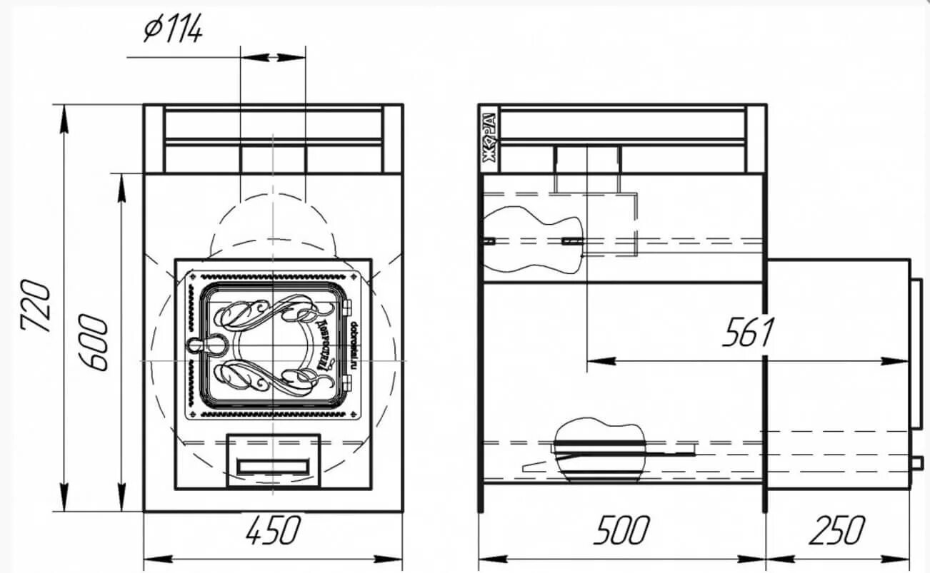 Печь банная жара Малютка 500 у. Печь жара Малютка 500 у. Печь Малютка 500у. Печь для бани Малютка 500 у. Топочное отверстие