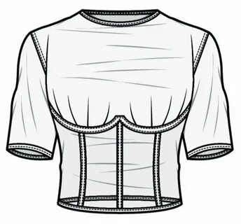 Технический эскиз футболки