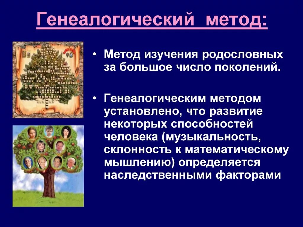 Методы изучения генетики человека генеалогический. Методы изучения генетики генеалогический метод. Генеалогический метод исследования генетики человека. Метод родословных в генетике человека. Генеалогический метод изучения наследственности.