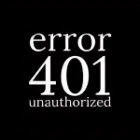 Error unauthorized