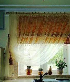 Дизайн коротких тюлей