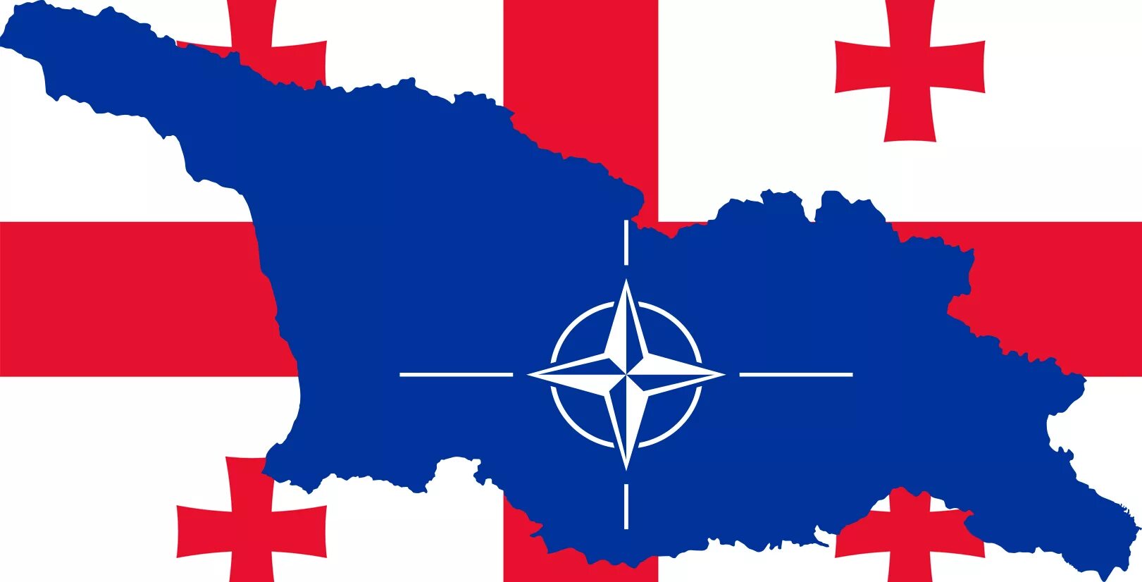 В нато ли грузия. НАТО Украина Грузия. Вступление Украины и Грузии в НАТО. Грузия и НАТО Россия. Флаг НАТО Грузия.