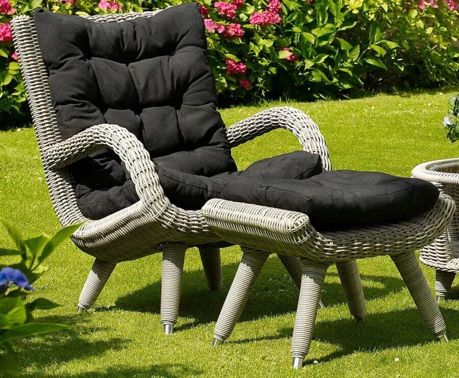 Садовая мебель Brafab Silva. Кресло "ротанг" gk775. Кресло садовое. Кресло уличное для дачи. Купить стулья для отдыха