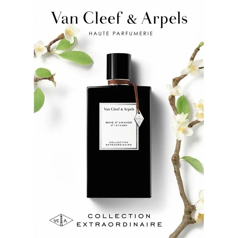 Цена духов ван клиф. Van Cleef духи d'amande bois. Van Cleef Arpels bois d`amande 12743. Духи van Cleef Arpels bois d'amande. Van Cleef & Arpels - bois d amande парфюмерная вода 75 мл.