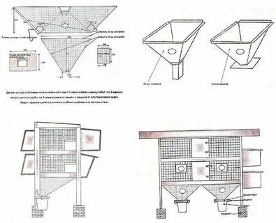 Размеры клеток кроликам своими руками чертежи
