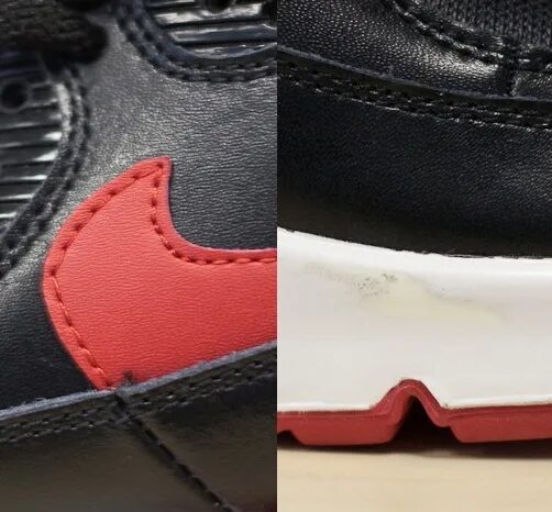 Как отличить кроссовки мужские. Nike Air Jordan паленые. Nike Air Jordan 1 fake vs Original.