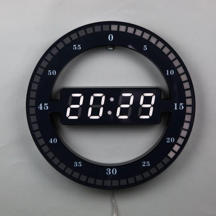 уличные электронные круглые часы. часы настенные светодиодные цифровые. часы электронные настенные светящиеся.