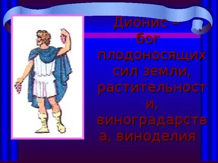 Имена бога диониса