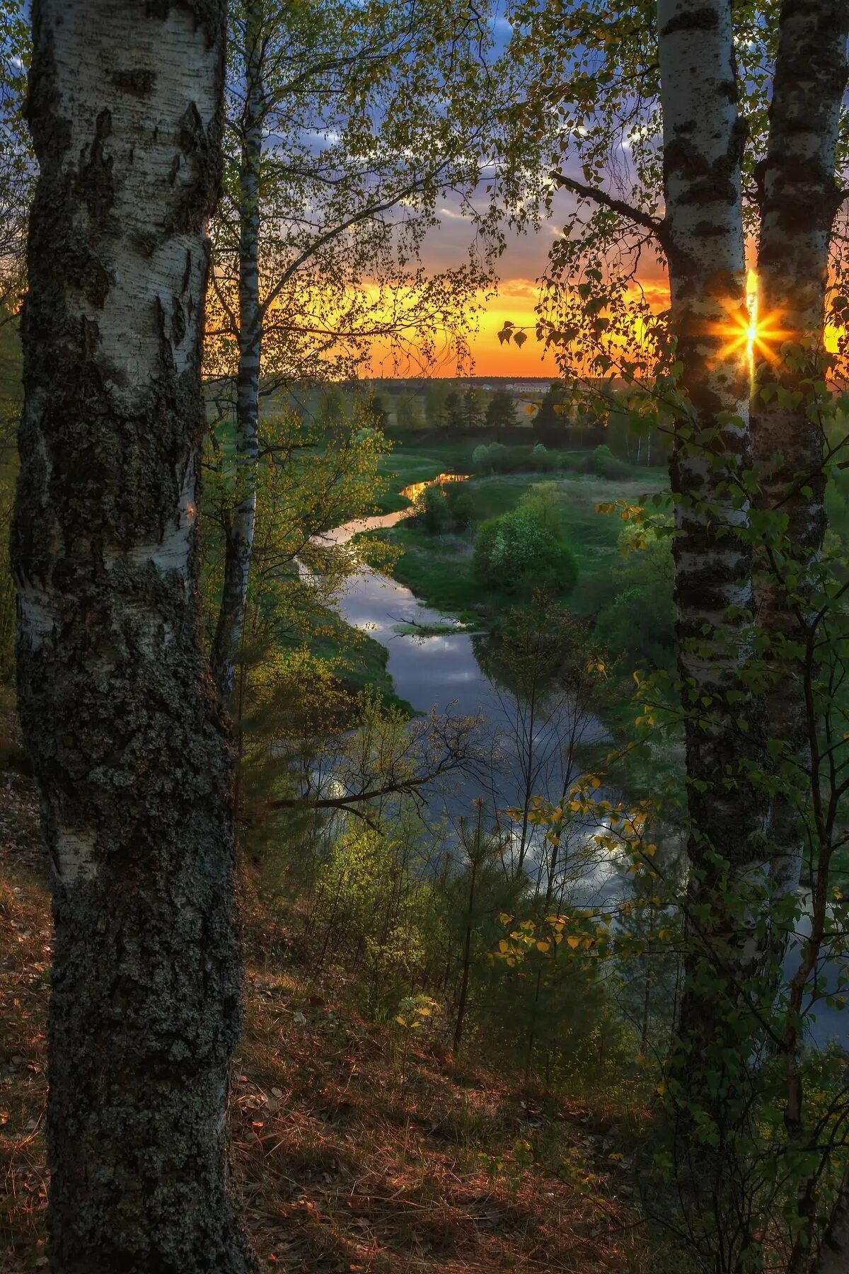 Первый майский вечер. Природа. Красота природы. Природа России. Пейзажи России.