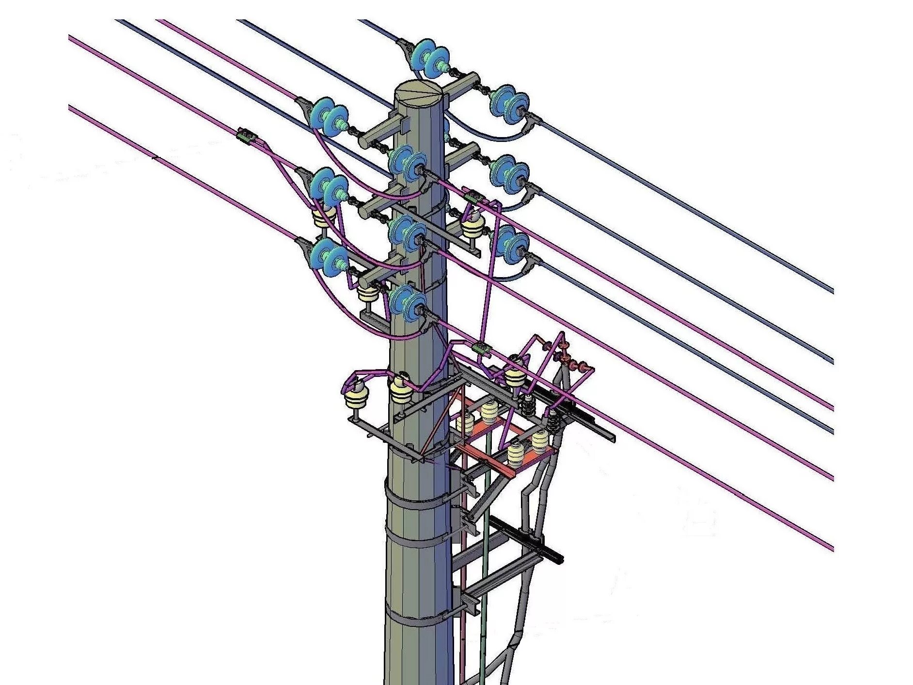 4 кв. 4 кв. Вл-10 кв типовой проект. Проектирование линий. Элементы воздушных линий электропередач напряжением 0.