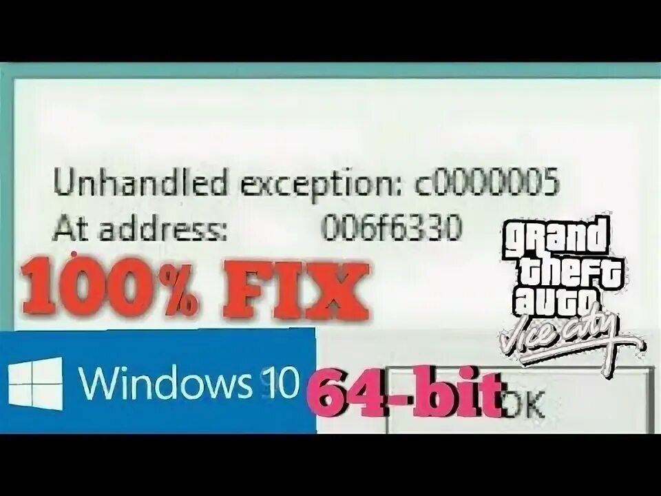 Unhandled exception c0000005 gta. Ошибка unhandled exception c0000005 gta vice city. unhandled exception c0000005.