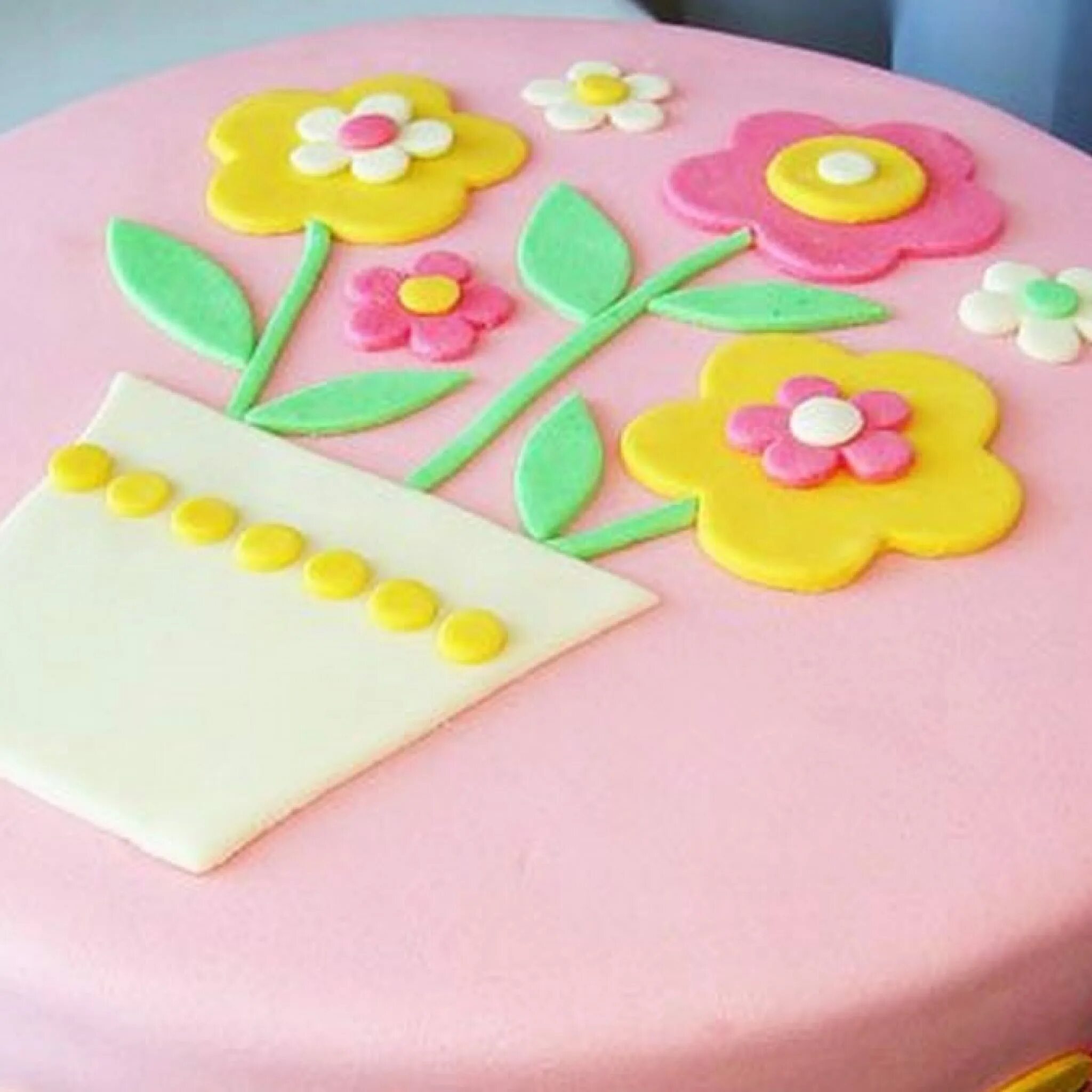 украшаем торт мастикой фото