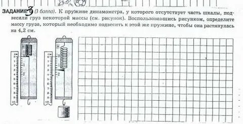 Лабораторная по физике 7 класс динамометр