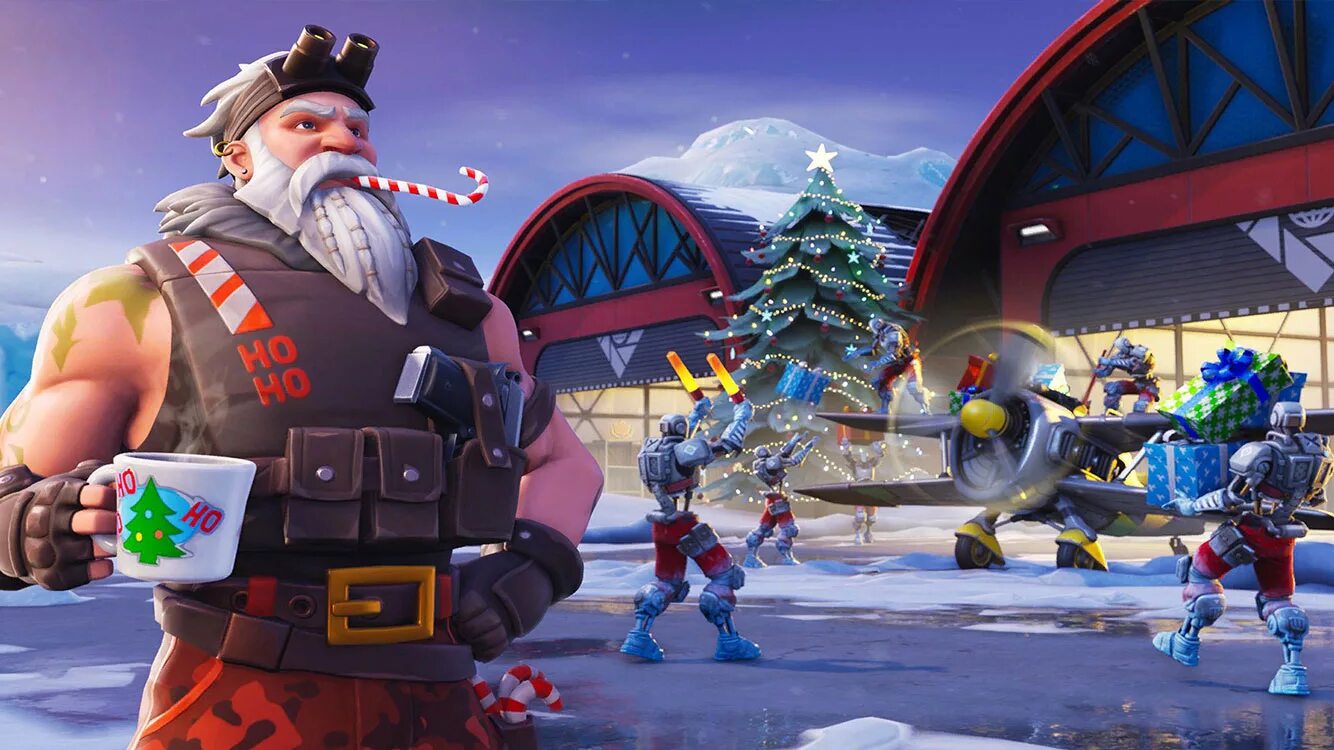 Раздача фортнайт. Генерал мороз фортнайт. новогодний фортнайт. fortnite новый год.