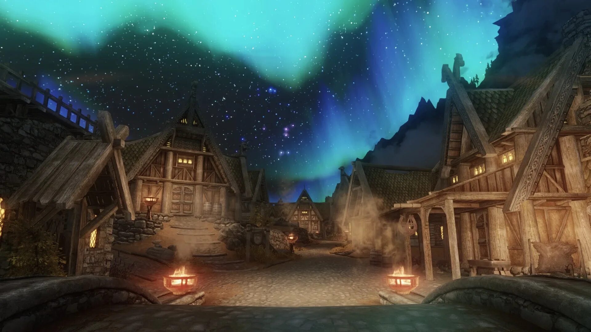 Ночной скайрим. Skyrim night. ночной вайтран. скайрим ночь. ночь в скайриме.