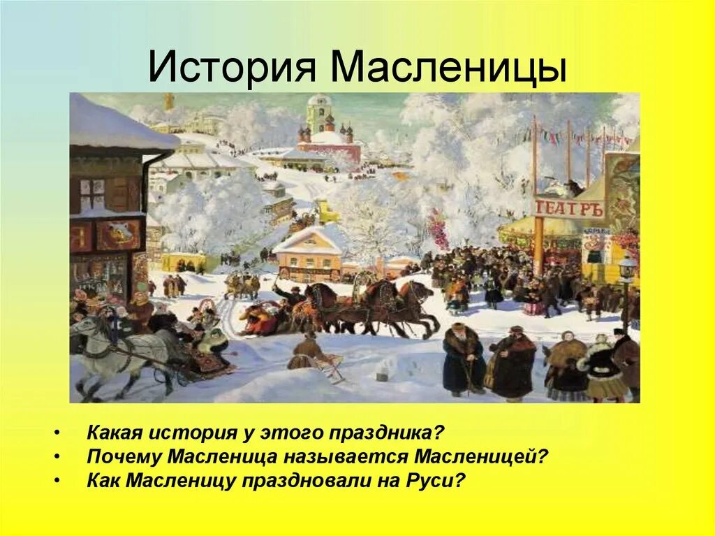 Масленица что за праздник история