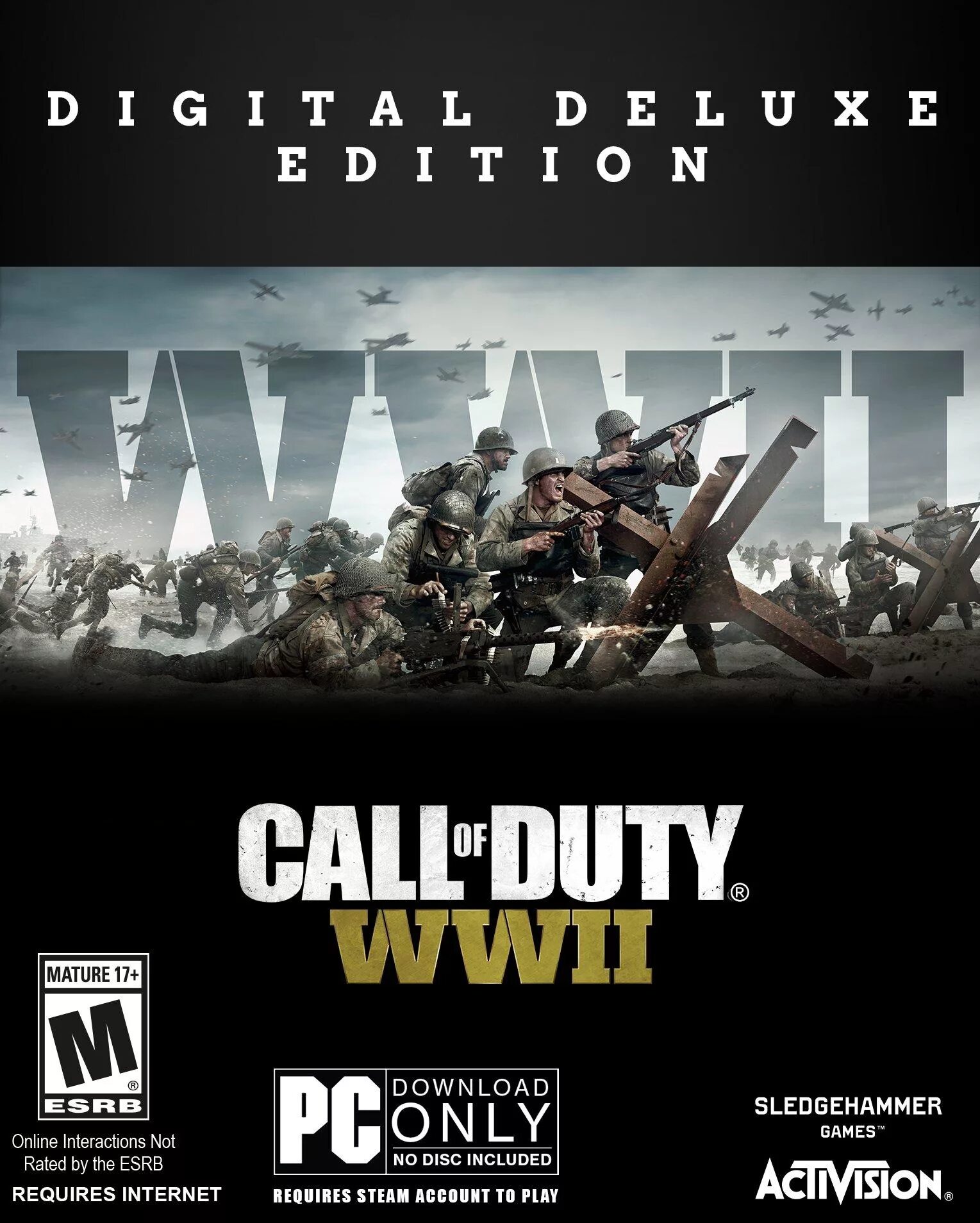 Call of duty deluxe edition. Playstation 4 издание call of duty wwii. call of duty ww2 digital deluxe edition. call of duty ww ii обложка.