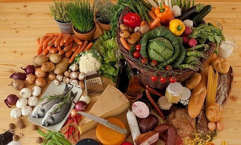 Органическая живая пища. Продукты. Натуральный продукт. Натуральные продукты питания. Домашние продукты.