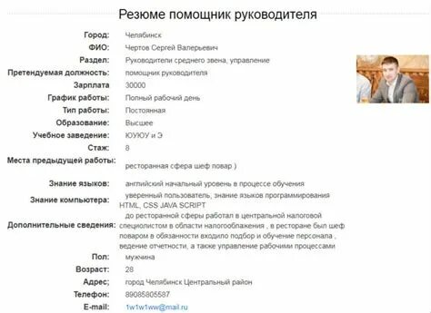 Написать резюме примеры готовые Как написать резюме студенту в 2021 году