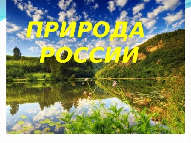 Проект природа россии 3 класс Природа России (тема окружающего мира, 4 класс)
