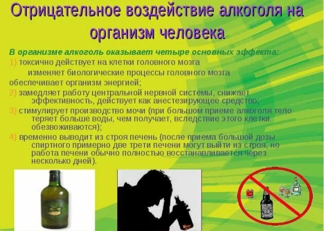 Употребление спиртосодержащих веществ