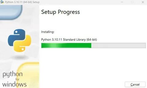 Python install setup