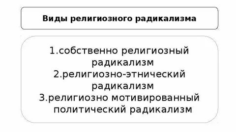 Что такое радикализация