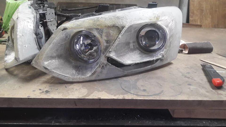 Восстановление прозрачности фар. Мутные фары. Диодная лента в фары ваз 2114. Изготовлю фару. Изготовлю фару.