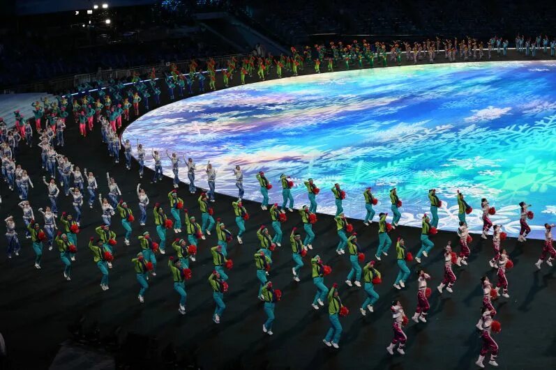 Церемония открытия страны. Стадион Птичье гнездо в Пекине Олимпийские игры 2022. Зимние Олимпийские игры в Пекине 2022. Церемония открытия Олимпийских игр 2022.